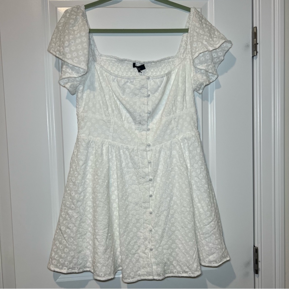 Lulu's White Mini Dress